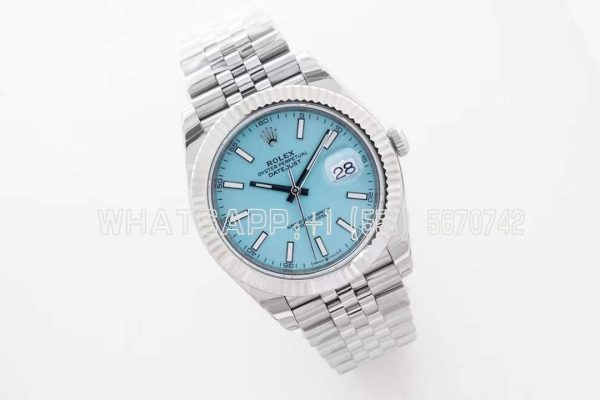 Rolex Datejust 41mm 126334 Steel Fluted Fluted-Motif Jubilee Tiffany Dial EWF