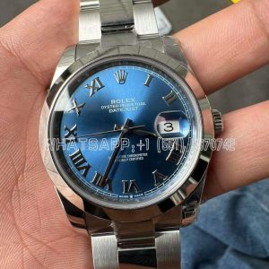 Rolex Datejust 41mm Blue Roman Dial Oyster Bracelet 126300 VS Factory