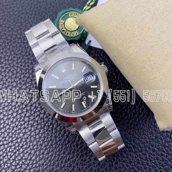 Rolex Datejust II 126300 41mm Oyster Bracelet Anthracite Dial Swiss 3235 GMF