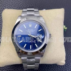 Rolex Datejust II 126300 41mm Oyster SS Blue Dial Swiss 3235 GMF