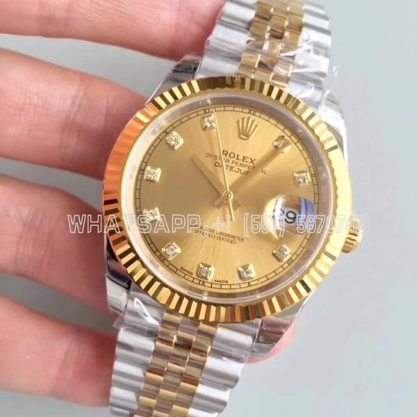 Rolex Datejust II 126333 41 EWF SS & Yellow Gold Champagne Dial Swiss 3235