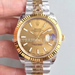 Rolex Datejust II 126333 41mm EWF SS & Yellow Gold Champagne Dial Swiss 3235