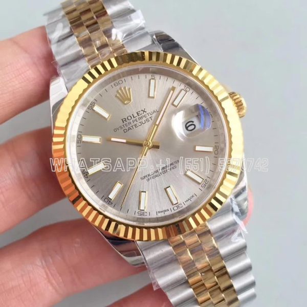 Rolex Datejust II 126333 41mm EWF SS & Yellow Gold Rhodium Dial Swiss 3235