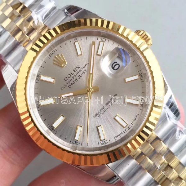 Rolex Datejust II 126333 41mm EWF SS & Yellow Gold Rhodium Dial Swiss 3235