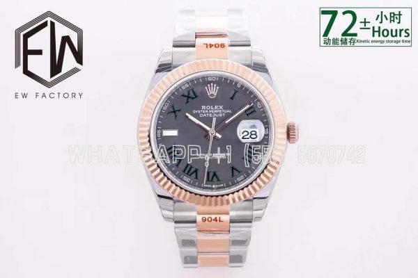 Rolex Datejust Two Tone Oyster 3235 Super Clone Eta 126333 EWF