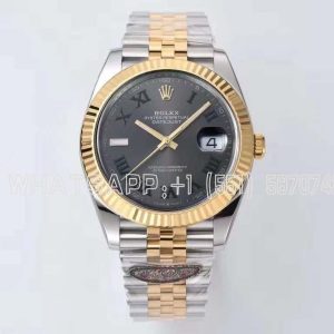 Rolex Datejust Wimbledon Two Tone Jubile 3235 Super Clone Eta 126333 Clean Factory