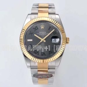 Rolex Datejust Wimbledon Two Tone Oyster 3235 Super Clone Eta 126333 Clean Factory