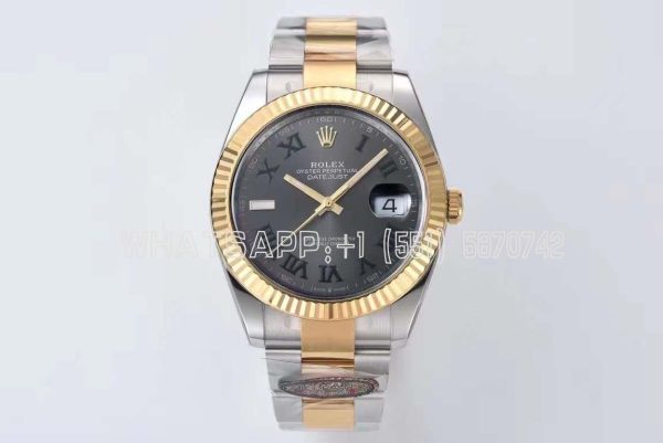 Rolex Datejust Wimbledon Two Tone Oyster 3235 Super Clone Eta 126333 Clean Factory