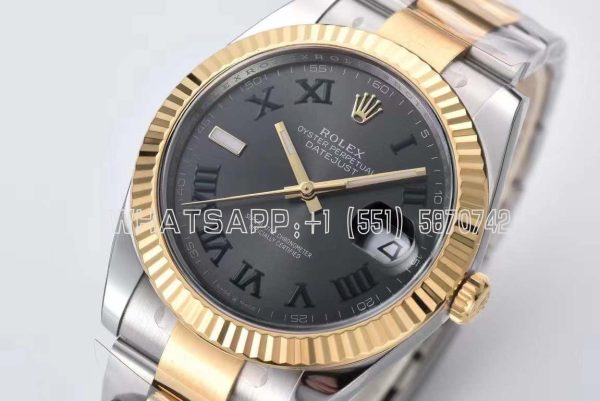 Rolex Datejust Wimbledon Two Tone Oyster 3235 Super Clone Eta 126333 Clean Factory