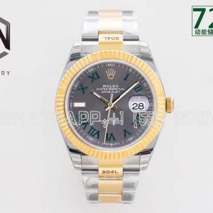 Rolex Datejust Wimbledon Two Tone Oyster 3235 Super Clone Eta 126333 EWF