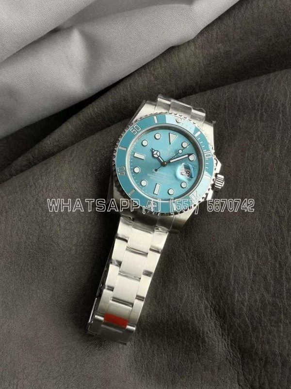 Rolex Submariner 40mm BLAKEN Special Light Blue Dial A3135 NOOB Factory