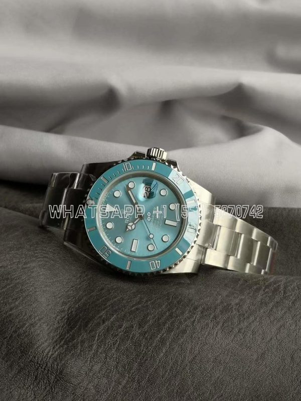 Rolex Submariner 40mm BLAKEN Special Light Blue Dial A3135 NOOB Factory