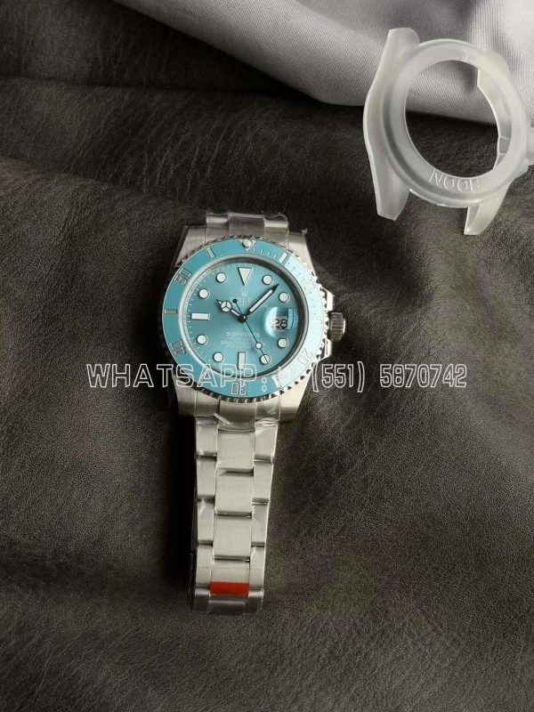 Rolex Submariner 40mm BLAKEN Special Light Blue Dial A3135 NOOB Factory