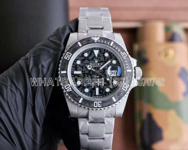 Rolex Submariner Date 116610 Limited Edition 40mm Full 904L Carbon Fiber Dial DIW Factory