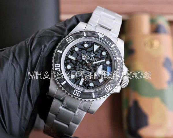 Rolex Submariner Date 116610 Limited Edition 40mm Full 904L Carbon Fiber Dial DIW Factory