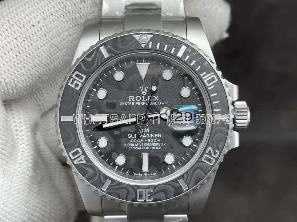 Rolex Submariner Date 116610 Limited Edition 40mm Full 904L Carbon Fiber Dial VS Factory