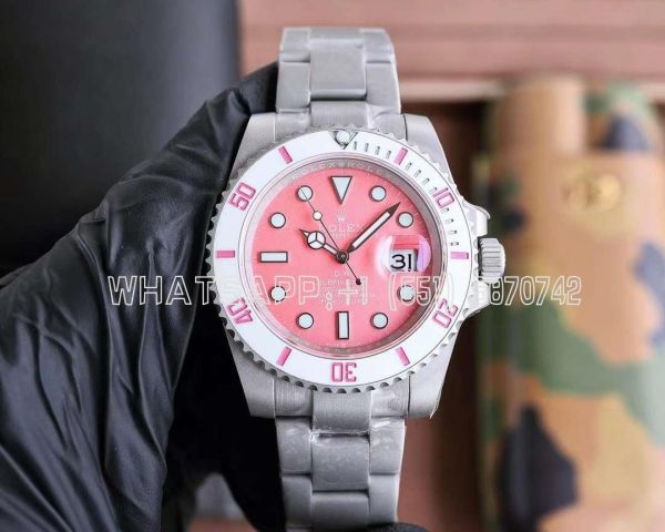 Rolex Submariner Date 116610 Limited Edition 40mm Full 904L Pink Dial DIW Factory