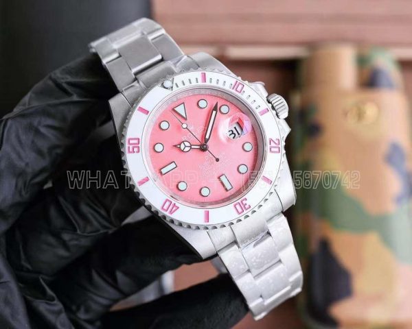 Rolex Submariner Date 116610 Limited Edition 40mm Full 904L Pink Dial DIW Factory