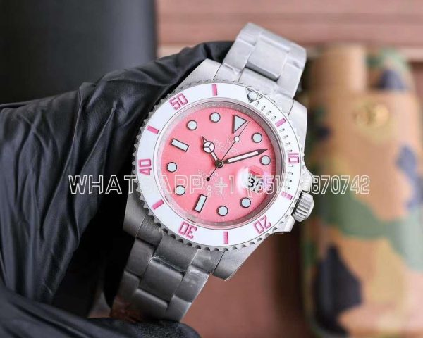 Rolex Submariner Date 116610 Limited Edition 40mm Full 904L Pink Dial DIW Factory