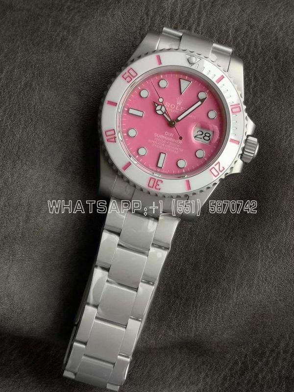 Rolex Submariner Date 116610 Limited Edition 40mm Full 904L Pink Dial VS Factory