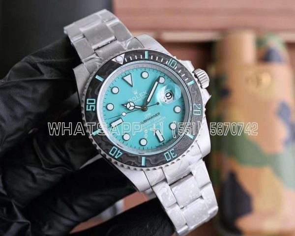 Rolex Submariner Date 116610 Limited Edition 40mm Full 904L Sky Blue Dial DIW Factory