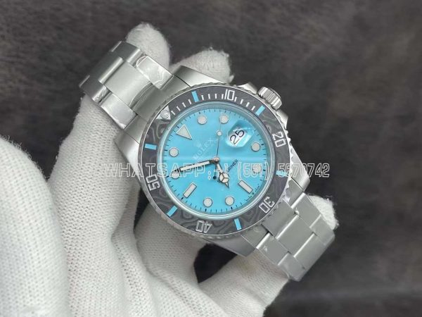 Rolex Submariner Date 116610 Limited Edition 40mm Full 904L Sky Blue Dial VS Factory