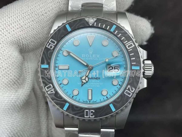 Rolex Submariner Date 116610 Limited Edition 40mm Full 904L Sky Blue Dial VS Factory