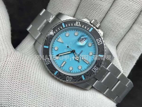 Rolex Submariner Date 116610 Limited Edition 40mm Full 904L Sky Blue Dial VS Factory