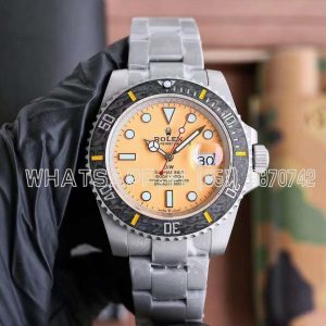 Rolex Submariner Date 116610 Limited Edition 40mm Full 904L Yellow Dial DIW Factory