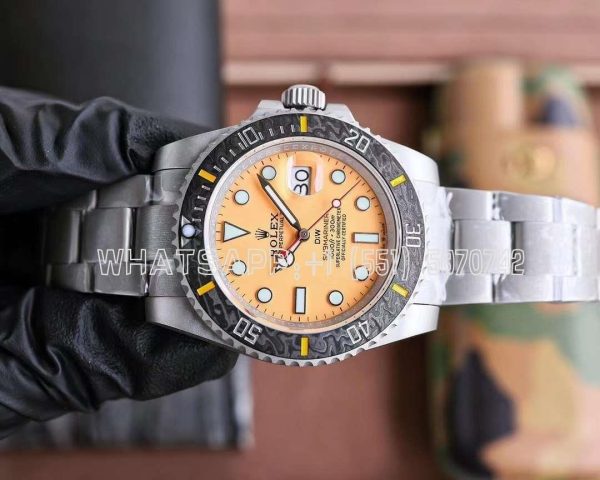 Rolex Submariner Date 116610 Limited Edition 40mm Full 904L Yellow Dial DIW Factory