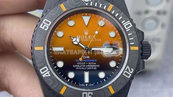 Rolex Submariner Date 116610 Limited Edition Full 904L Gradient Orange Dial VS Factory