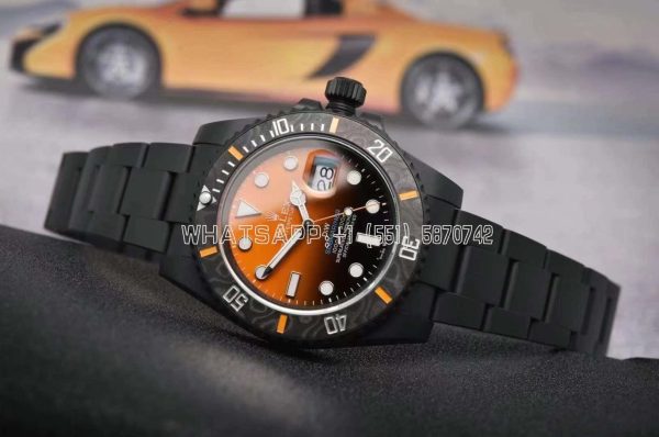 Rolex Submariner Date 116610 Limited Edition Full 904L Gradient Orange Dial VS Factory