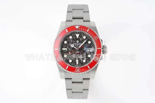 Rolex Submariner Date 116610 Limited Edition Red Ceramic Bezel Carbon Fiber Dial DIW Factory