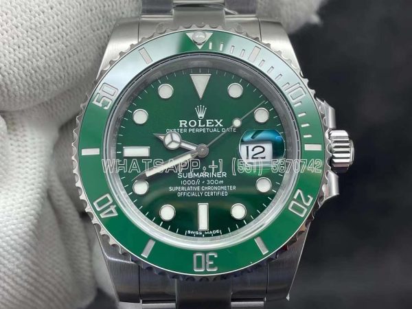 Rolex Submariner Date 116610LV ‘HULK’ 40mm Full 904L Green Dial VS Factory