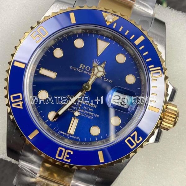 Rolex Submariner Date 126613LB 41mm Half Yellow Gold Blue Dial VS Factory