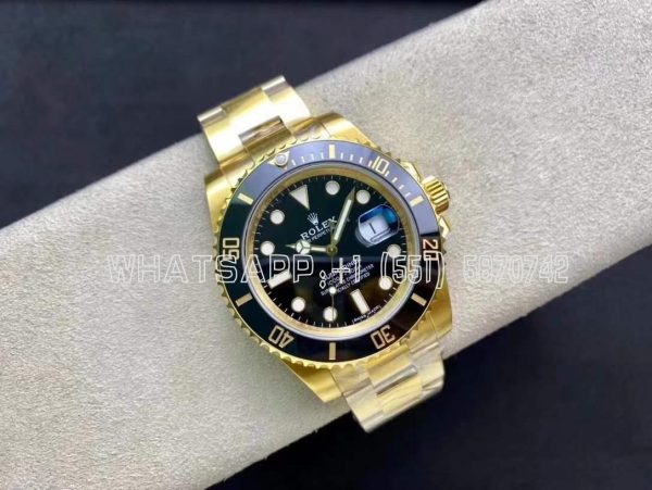 Rolex Submariner Date 126618LN 41mm Full Yellow Gold Black Dial VS Factory