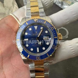 Rolex Submariner Date 40mm 116613 LB YG & SS 904L Blue Dial Swiss 3135 C+ Factory