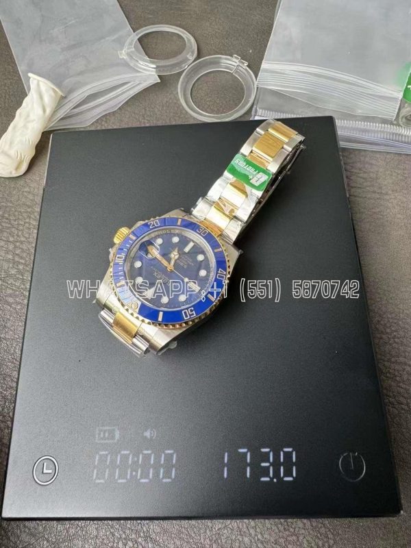 Rolex Submariner Date 40mm 116613 LB YG & SS 904L Blue Dial Swiss 3135 C+ Factory