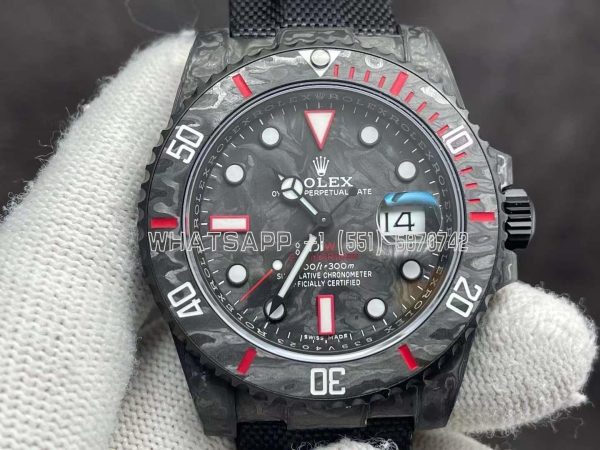 Rolex Submariner DIW Carbon Red Element VS Factory