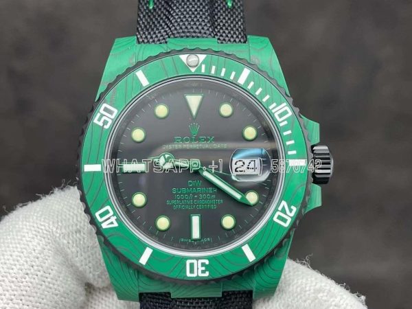 Rolex Submariner DIW Green Carbon Element VS Factory