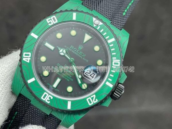 Rolex Submariner DIW Green Carbon Element VS Factory