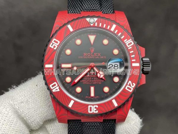 Rolex Submariner DIW Red Carbon Element VS Factory