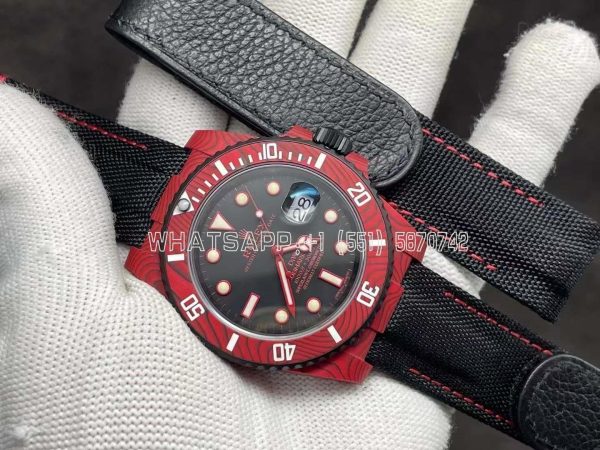 Rolex Submariner DIW Red Carbon Element VS Factory