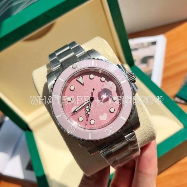 Rolex Submariner limited edition Peppa Pig Blaken 40mm Pink and Silver Dial 3135