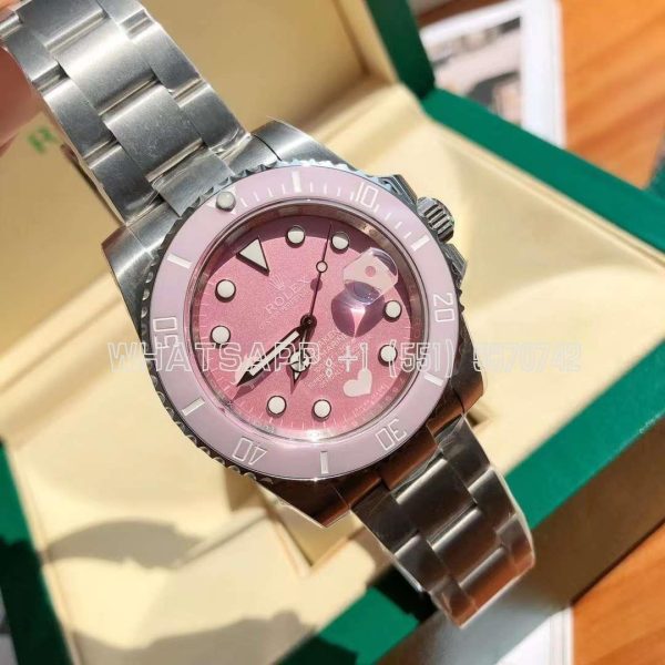 Rolex Submariner limited edition Peppa Pig Blaken 40mm Pink and Silver Dial 3135