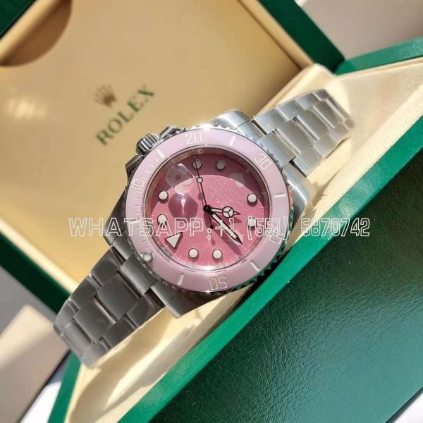 Rolex Submariner limited edition Peppa Pig Blaken 40mm Pink and Silver Dial 3135