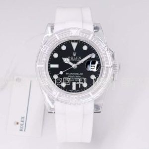 Rolex Submariner Phantomlab Transparent Black Dial Swiss 3135 TW Factory