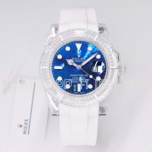 Rolex Submariner Phantomlab Transparent Blue Dial Swiss 3135 TW Factory