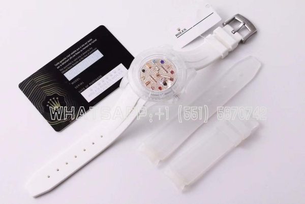 Rolex Submariner Rubber strap 40MM PHANTOMLAB&ROLEX Diamond Dial TW Factory