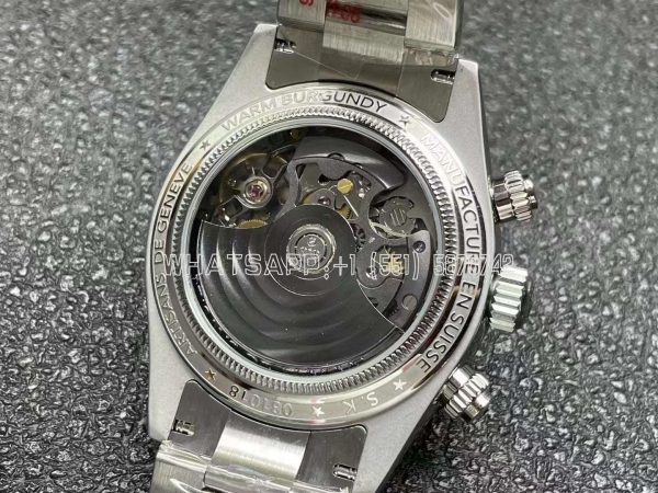 Rolex Daytona 116500 Warm Burgundy Artisans de Genève Purple Dial in Steel - Image 8